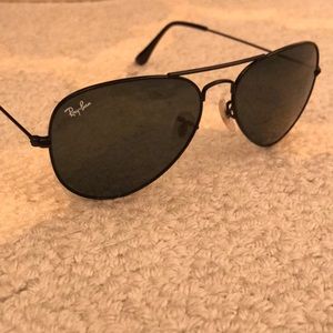 Black Polarized Aviator Sunglasses No Scratches